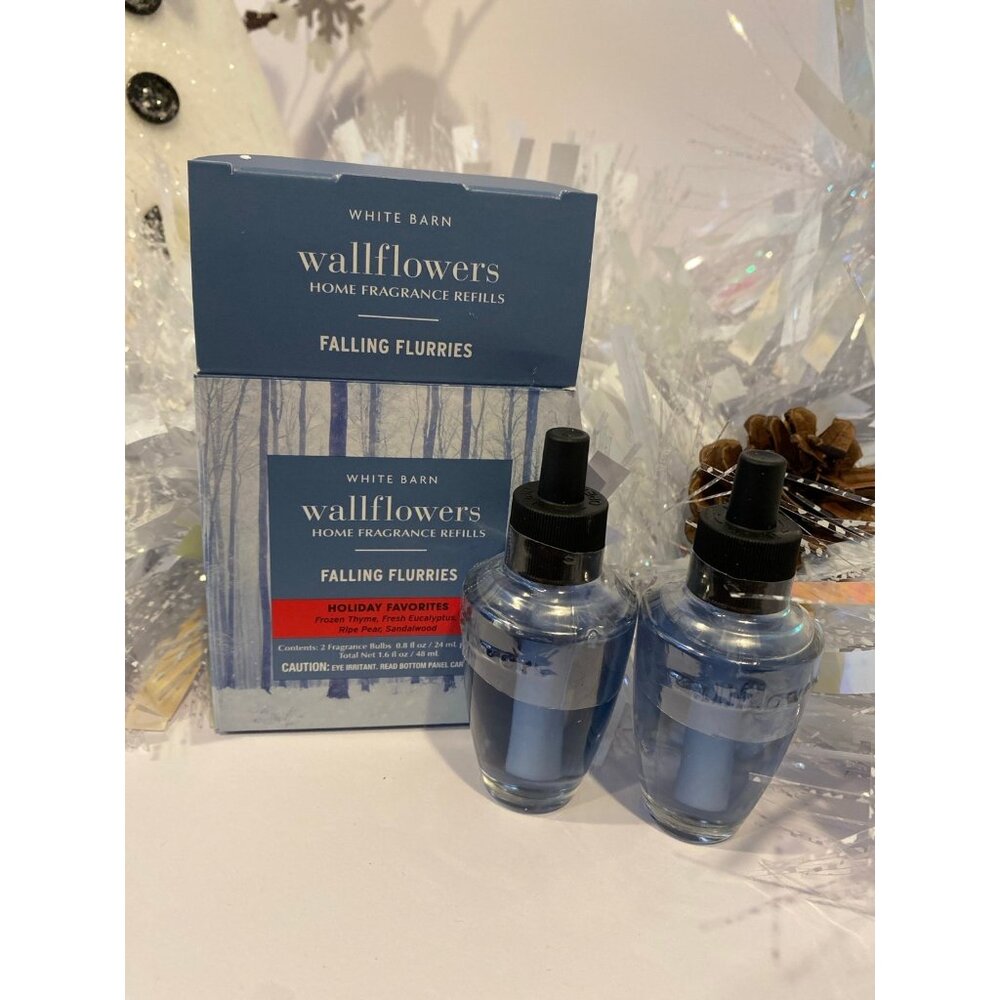 Bath & Body Works “Falling Flurries” 2 NEW Wallflower Refills